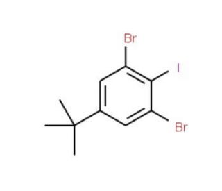 3,5-Dibromo-4-iodo-tert-butylbenzene - chemical structure image