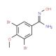 3,5-Dibromo-4-methoxybenzamidoxime (CAS 31419-81-5) - chemical structure image