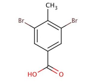 3,5-Dibromo-4-methylbenzoic acid - chemical structure image