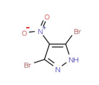3,5-Dibromo-4-nitro-1H-pyrazole (CAS 104599-36-2) - chemical structure image