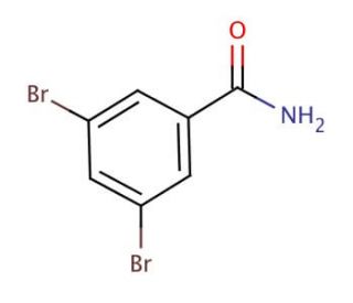 3,5-Dibromobenzamide (CAS 175205-85-3) - chemical structure image