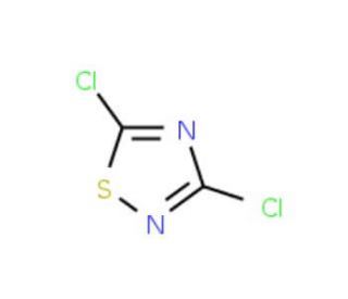 3,5-Dichloro-1,2,4-thiadiazole (CAS 2254-88-8) - chemical structure image