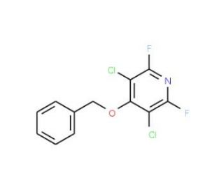 3,5-Dichloro-2,6-difluoro-4-benzyloxypyridine (CAS 41662-64-0) - chemical structure image