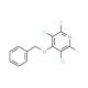 3,5-Dichloro-2,6-difluoro-4-benzyloxypyridine (CAS 41662-64-0) - chemical structure image