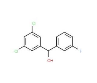 3,5-Dichloro-3&prime;-fluorobenzhydrol - chemical structure image