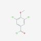 3,5-Dichloro-4-methoxybenzoyl chloride (CAS 29568-76-1) - chemical structure image