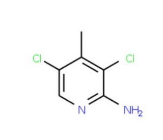 3,5-Dichloro-4-methyl-pyridin-2-ylamine (CAS 31430-47-4) - chemical structure image