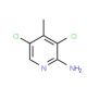 3,5-Dichloro-4-methyl-pyridin-2-ylamine (CAS 31430-47-4) - chemical structure image