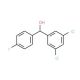3,5-Dichloro-4′-fluorobenzhydrol - chemical structure image
