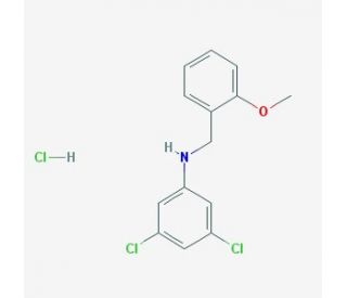 3,5-dichloro-N-[(2-methoxyphenyl)methyl]aniline hydrochloride (CAS 1171507-41-7) - chemical structure image