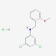 3,5-dichloro-N-[(2-methoxyphenyl)methyl]aniline hydrochloride (CAS 1171507-41-7) - chemical structure image