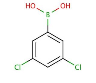 3,5-Dichlorophenylboronic acid (CAS 67492-50-6) - chemical structure image