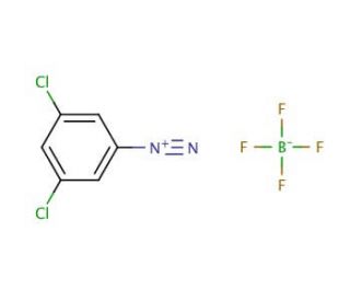 3,5-Dichlorophenyldiazonium tetrafluoroborate (CAS 350-67-4) - chemical structure image