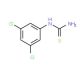 3,5-Dichlorophenylthiourea (CAS 107707-33-5) - chemical structure image