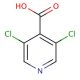 3,5-Dichloropyridine-4-carboxylic acid (CAS 13958-93-5) - chemical structure image