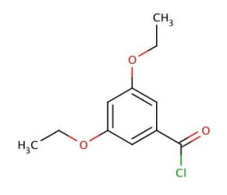 3,5-Diethoxybenzoyl chloride (CAS 347913-16-0) - chemical structure image