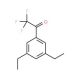 3,5-Diethyl-2,2,2-trifluoroacetophenone - chemical structure image