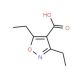 3,5-Diethyl-isoxazole-4-carboxylic acid (CAS 216700-85-5) - chemical structure image