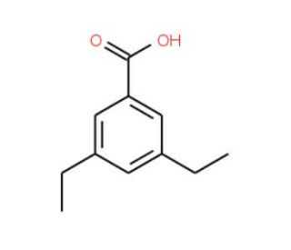 3,5-Diethylbenzoic acid (CAS 3854-90-8) - chemical structure image