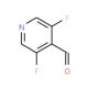 3,5-Difluoro-4-formylpyridine (CAS 870234-98-3) - chemical structure image