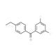 3,5-Difluoro-4′-ethylbenzophenone (CAS 844885-11-6) - chemical structure image