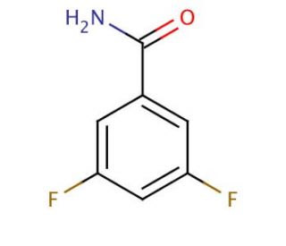 3,5-Difluorobenzamide (CAS 132980-99-5) - chemical structure image