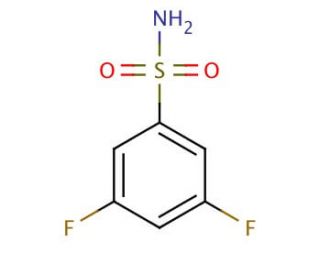 3,5-Difluorobenzenesulfonamide (CAS 140480-89-3) - chemical structure image