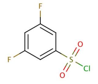 3,5-Difluorobenzenesulfonyl chloride (CAS 210532-25-5) - chemical structure image