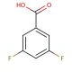 3,5-Difluorobenzoic acid (CAS 455-40-3) - chemical structure image