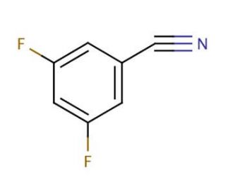 3,5-Difluorobenzonitrile (CAS 64248-63-1) - chemical structure image