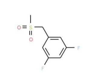3,5-Difluorobenzylmethylsulfone - chemical structure image