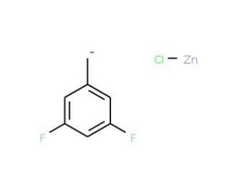3,5-Difluorobenzylzinc chloride solution (CAS 352525-71-4) - chemical structure image