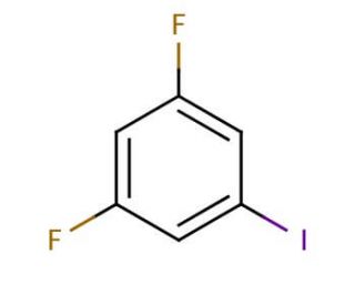 3,5-Difluoroiodobenzene (CAS 2265-91-0) - chemical structure image