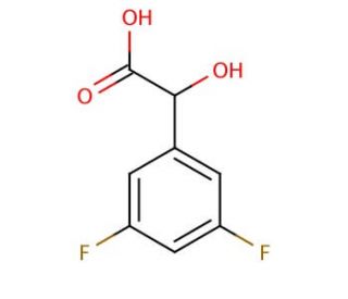 3,5-Difluoromandelic acid (CAS 132741-31-2) - chemical structure image