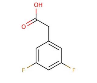 3,5-Difluorophenylacetic acid (CAS 105184-38-1) - chemical structure image