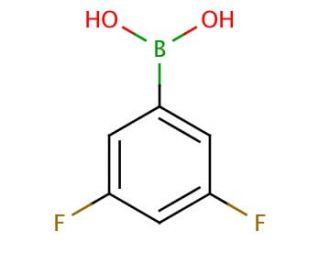 3,5-Difluorophenylboronic acid (CAS 156545-07-2) - chemical structure image