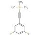 (3,5-Difluorophenylethynyl)trimethylsilane (CAS 445491-09-8) - chemical structure image