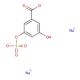 3,5-Dihydroxybenzoic acid 3-O-sulfate sodium salt - chemical structure image