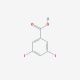 3,5-Diiodo-benzoic acid (CAS 19094-48-5) - chemical structure image
