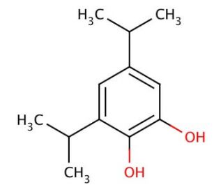 3,5-Diisopropylcatechol (CAS 2138-49-0) - chemical structure image
