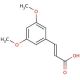 3,5-Dimethoxycinnamic acid, predominantly trans (CAS 16909-11-8) - chemical structure image