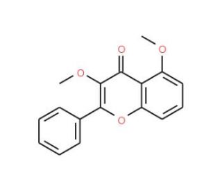3,5-Dimethoxyflavone (CAS 78433-52-0) - chemical structure image
