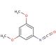 3,5-Dimethoxyphenyl isocyanate (CAS 54132-76-2) - chemical structure image