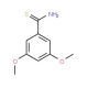 3,5-Dimethoxythiobenzamide (CAS 114980-23-3) - chemical structure image