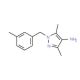 3,5-Dimethyl-1-(3-methylbenzyl)-1H-pyrazol-4-amine - chemical structure image