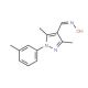 3,5-Dimethyl-1-(3-methylphenyl)-1H-pyrazole-4-carbaldehyde oxime - chemical structure image