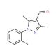 3,5-Dimethyl-1-o-tolyl-1H-pyrazole-4-carbaldehyde - chemical structure image