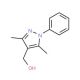 (3,5-dimethyl-1-phenyl-1H-pyrazol-4-yl)methanol (CAS 58789-53-0) - chemical structure image