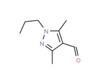 3,5-Dimethyl-1-propyl-1H-pyrazole-4-carbaldehyde - chemical structure image