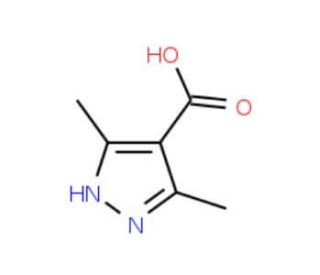 3,5-Dimethyl-1H-pyrazole-4-carboxylic acid (CAS 113808-86-9) - chemical structure image